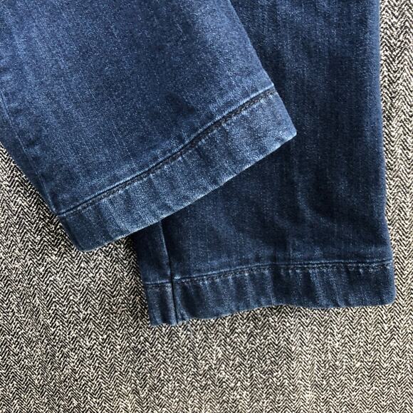 Gap 1969 Women's Long & Lean Straight Jeans Size 31/12R Dark Wash - Picture 5 of 11